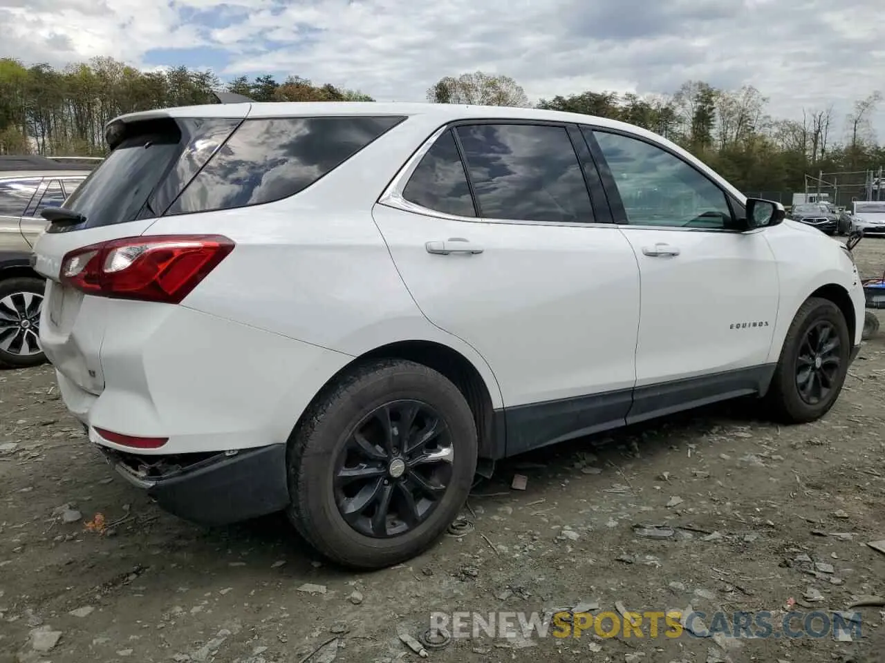 3 fotografías del automóvil dañado 3GNAXKEV6LL157157 CHEVROLET EQUINOX 2020