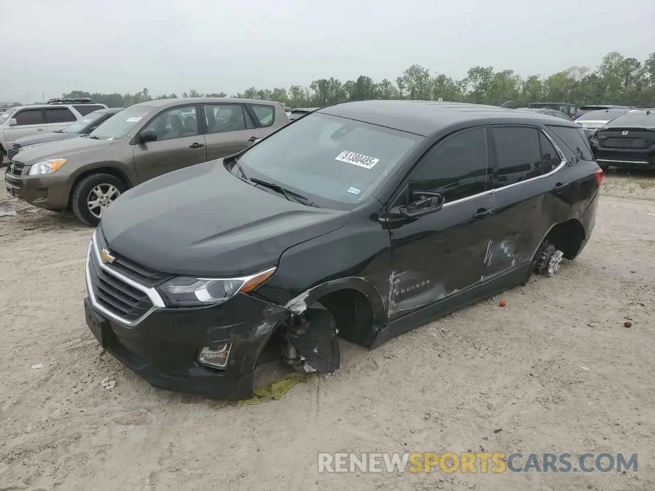 1 fotografías del automóvil dañado 3GNAXKEV6LL277203 CHEVROLET EQUINOX 2020