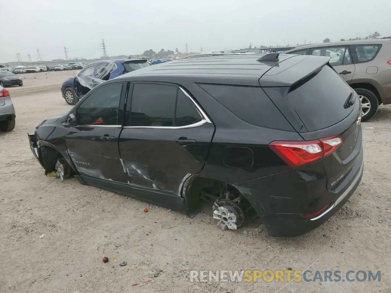 2 fotografías del automóvil dañado 3GNAXKEV6LL277203 CHEVROLET EQUINOX 2020