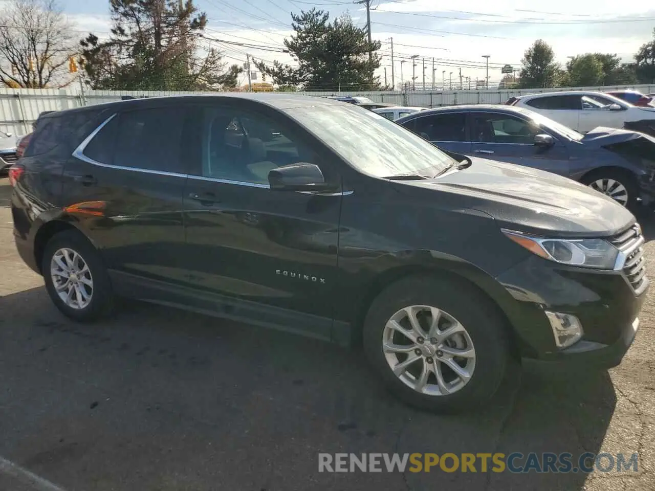 4 fotografías del automóvil dañado 3GNAXKEV6LL320793 CHEVROLET EQUINOX 2020