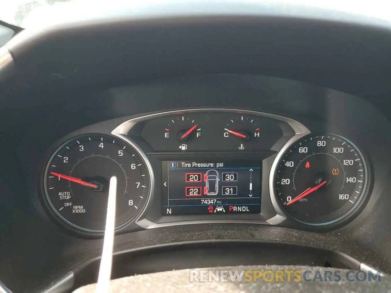 9 fotografías del automóvil dañado 3GNAXKEV6LL320793 CHEVROLET EQUINOX 2020