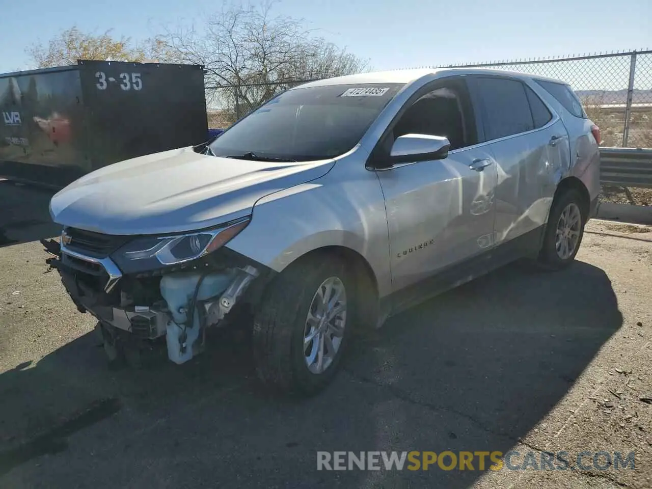 1 fotografías del automóvil dañado 3GNAXKEV6LS520515 CHEVROLET EQUINOX 2020