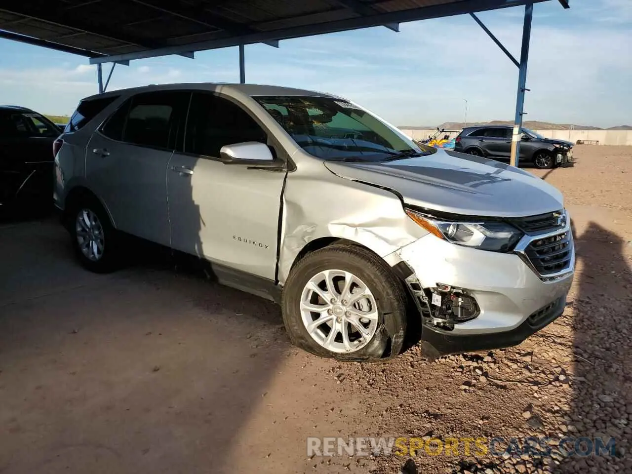 4 fotografías del automóvil dañado 3GNAXKEV6LS569066 CHEVROLET EQUINOX 2020