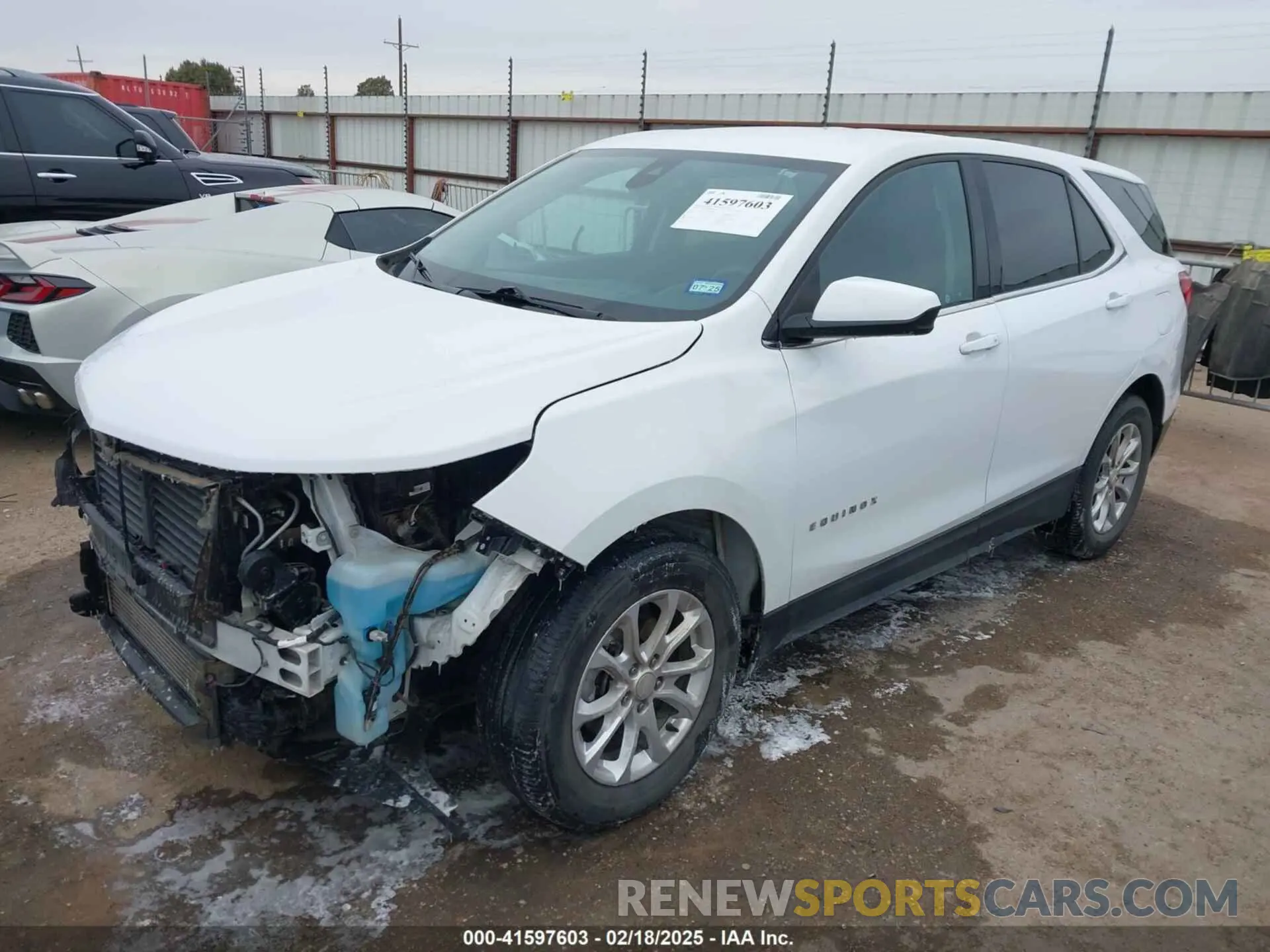 2 fotografías del automóvil dañado 3GNAXKEV7LS515582 CHEVROLET EQUINOX 2020