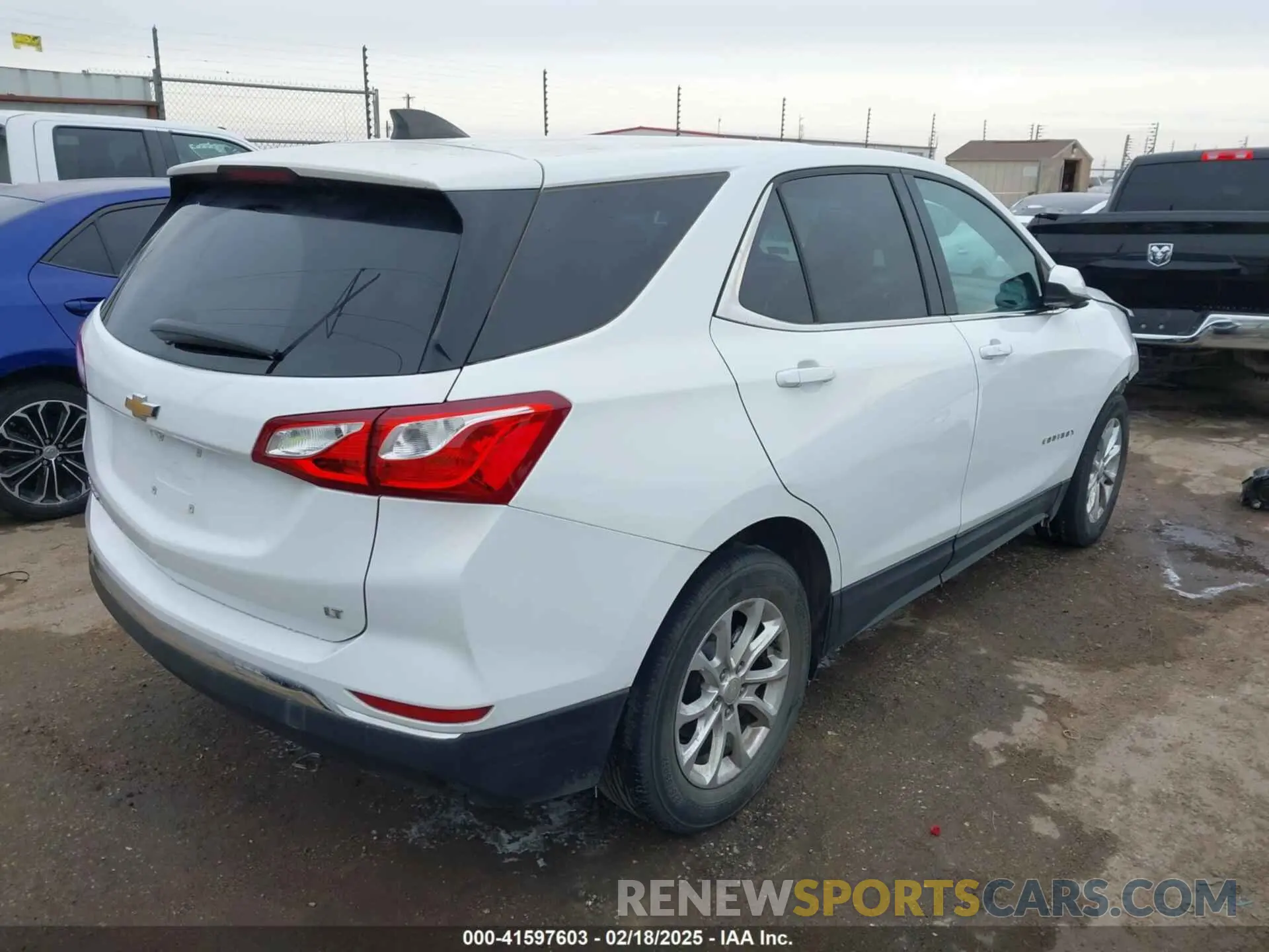 4 fotografías del automóvil dañado 3GNAXKEV7LS515582 CHEVROLET EQUINOX 2020