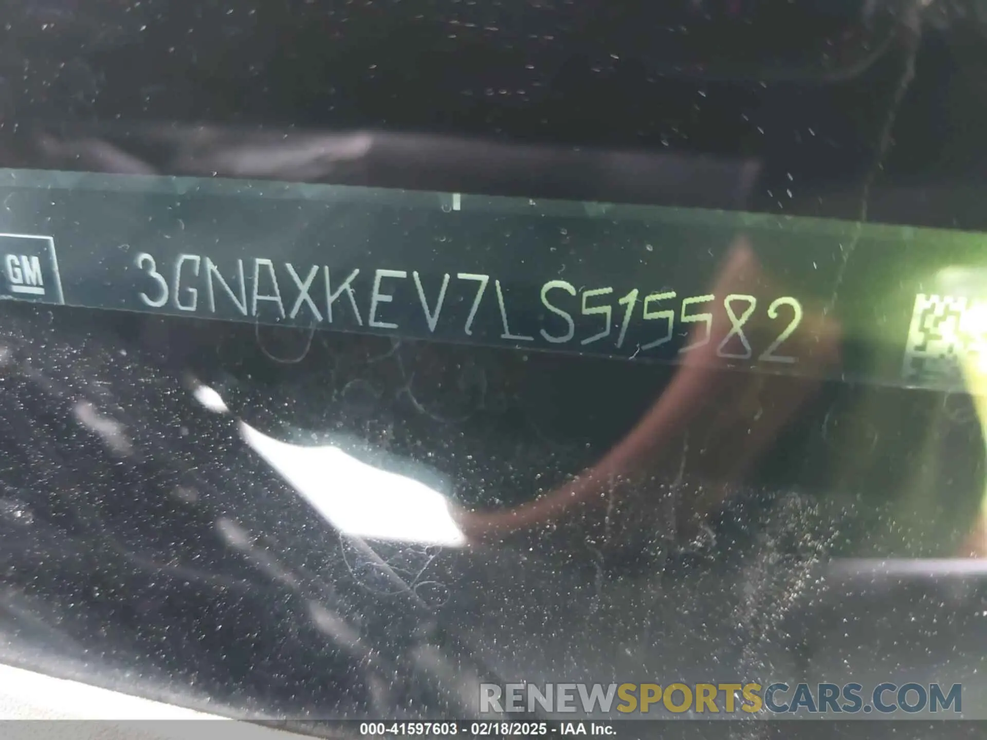 9 fotografías del automóvil dañado 3GNAXKEV7LS515582 CHEVROLET EQUINOX 2020