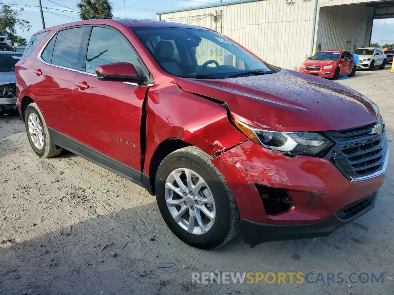 4 fotografías del automóvil dañado 3GNAXKEV7LS592176 CHEVROLET EQUINOX 2020