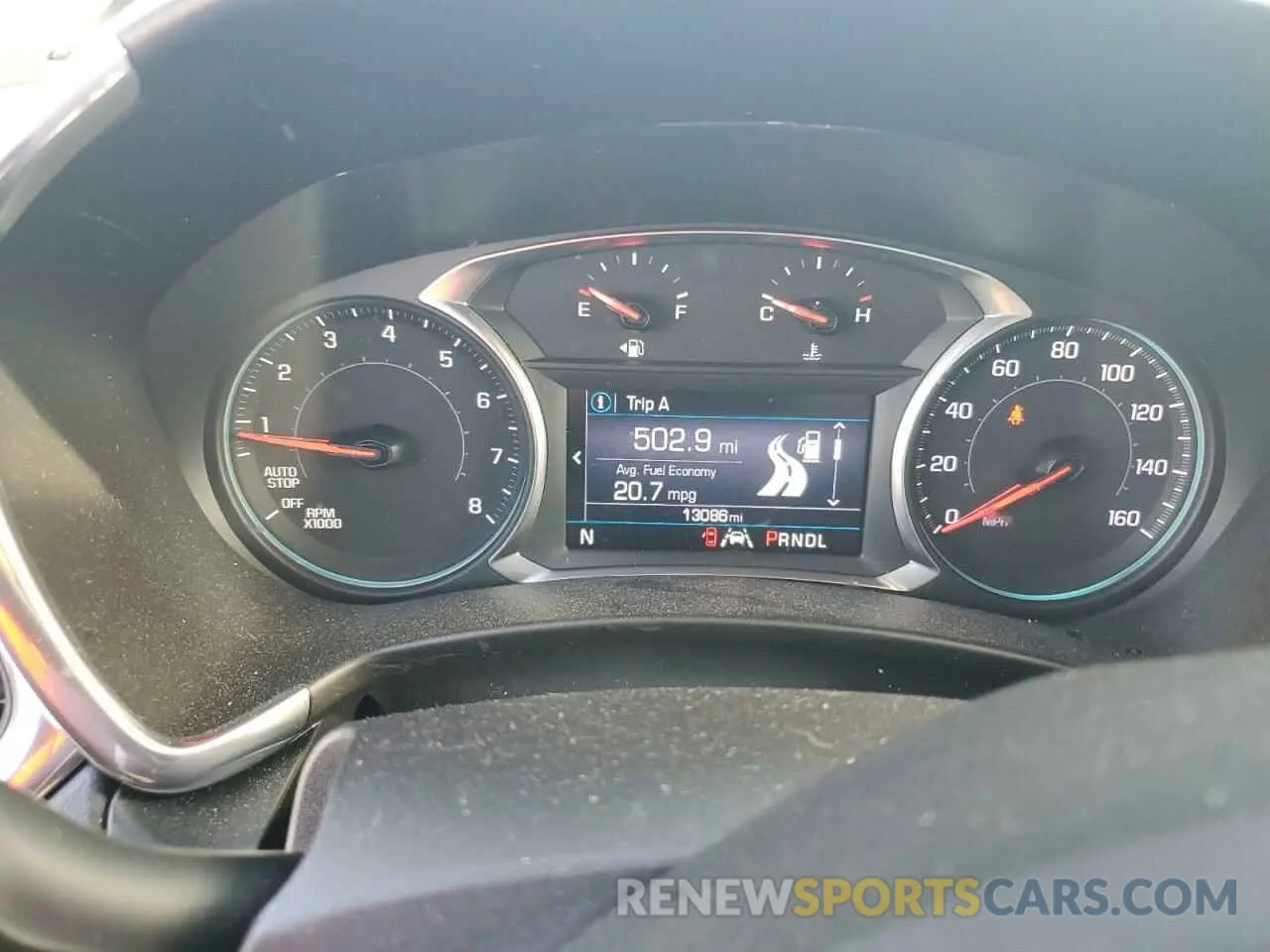 9 fotografías del automóvil dañado 3GNAXKEV7LS592176 CHEVROLET EQUINOX 2020