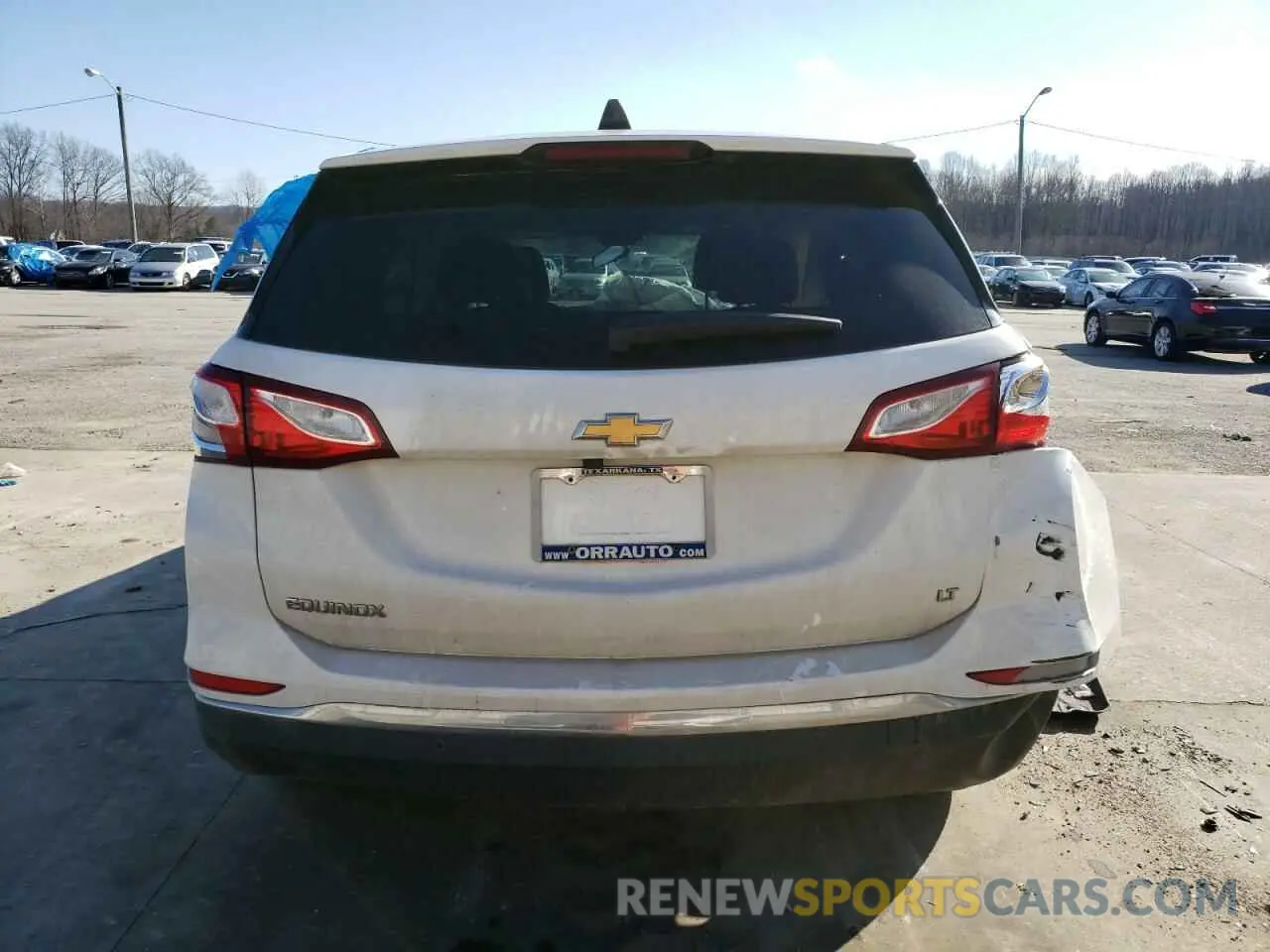 6 fotografías del automóvil dañado 3GNAXKEV7LS716348 CHEVROLET EQUINOX 2020