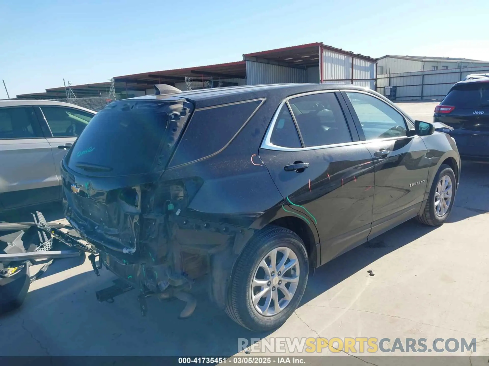 4 fotografías del automóvil dañado 3GNAXKEV8LL136567 CHEVROLET EQUINOX 2020