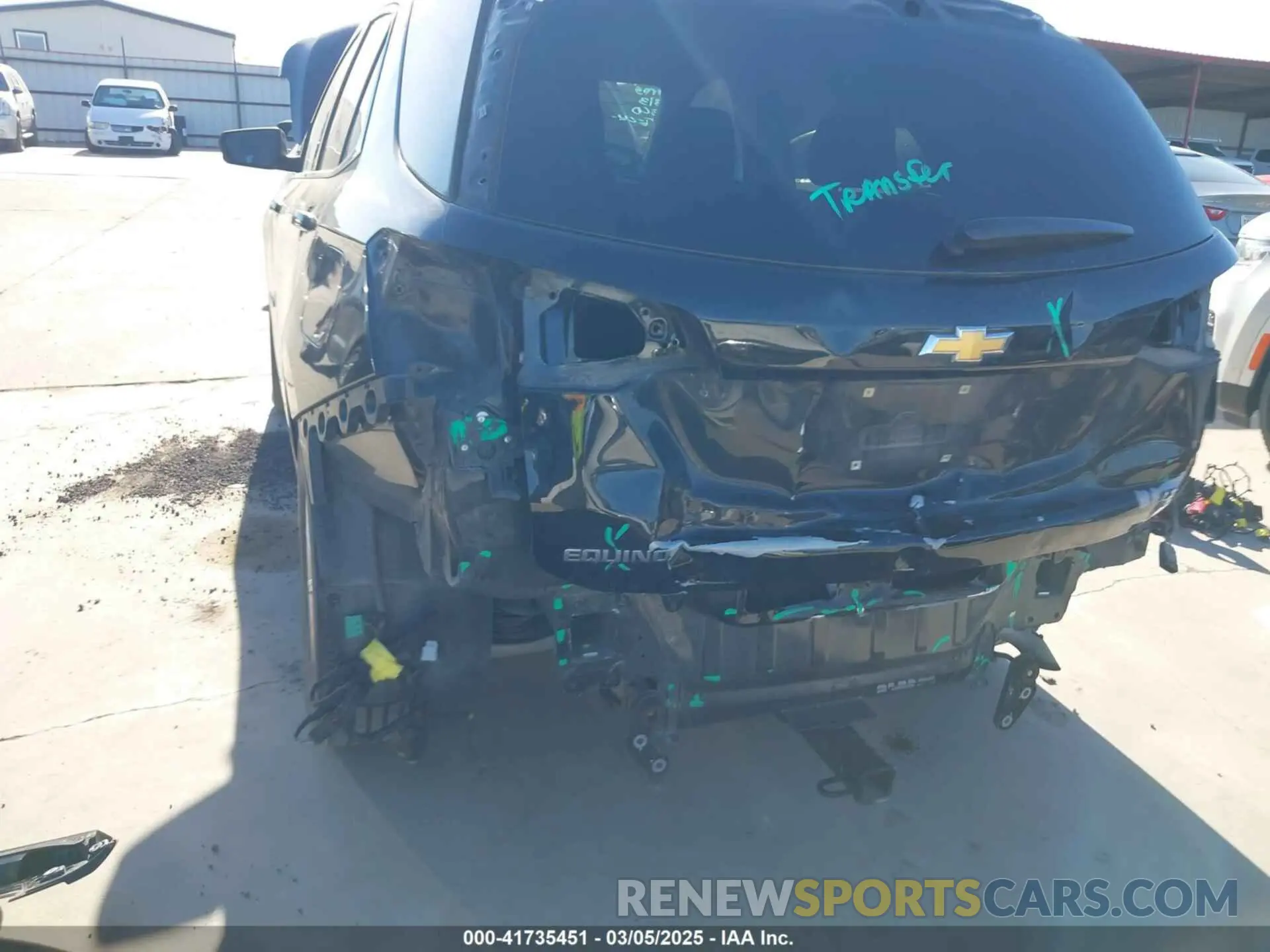 6 fotografías del automóvil dañado 3GNAXKEV8LL136567 CHEVROLET EQUINOX 2020
