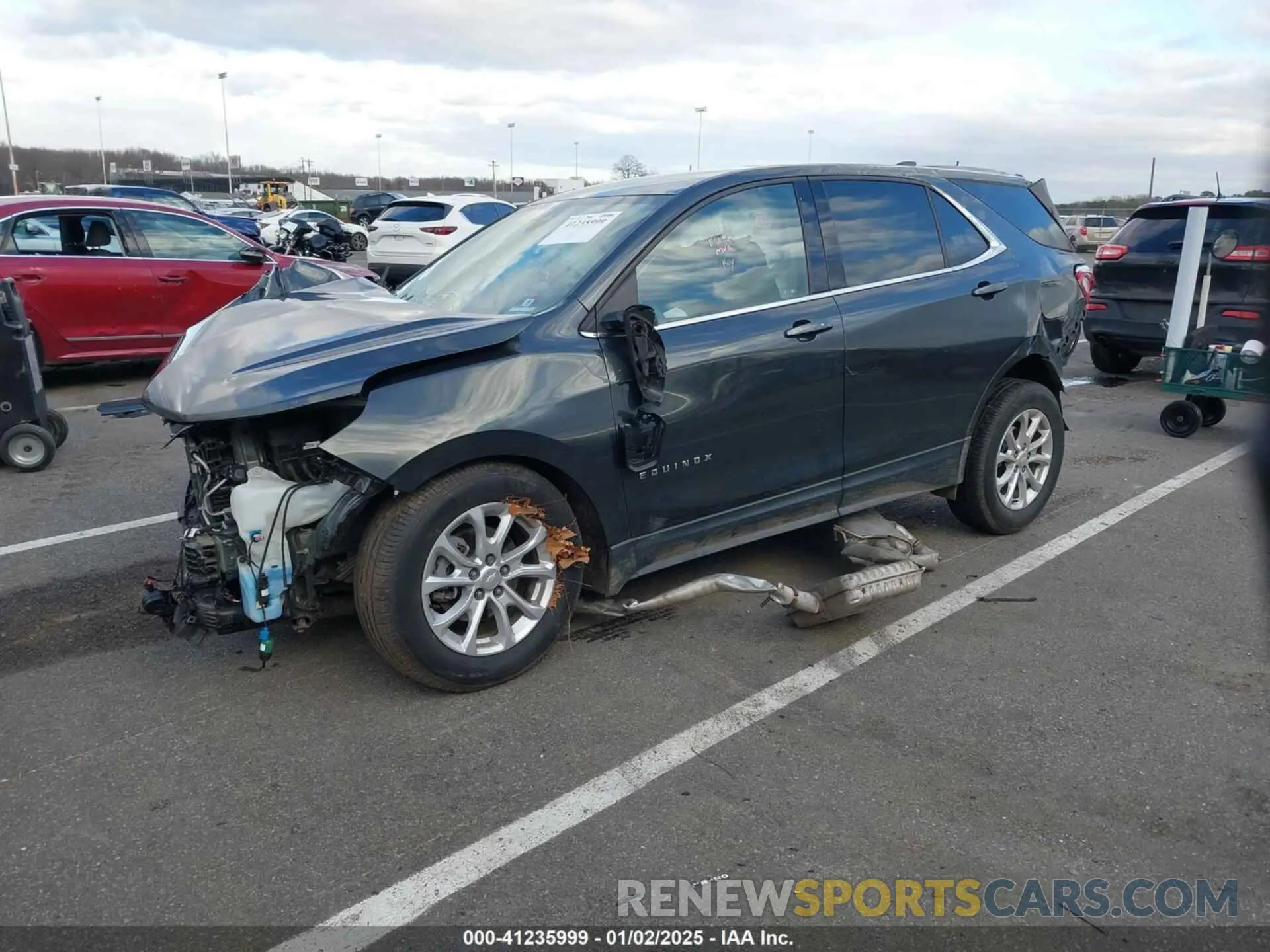 2 fotografías del automóvil dañado 3GNAXKEV8LS511976 CHEVROLET EQUINOX 2020