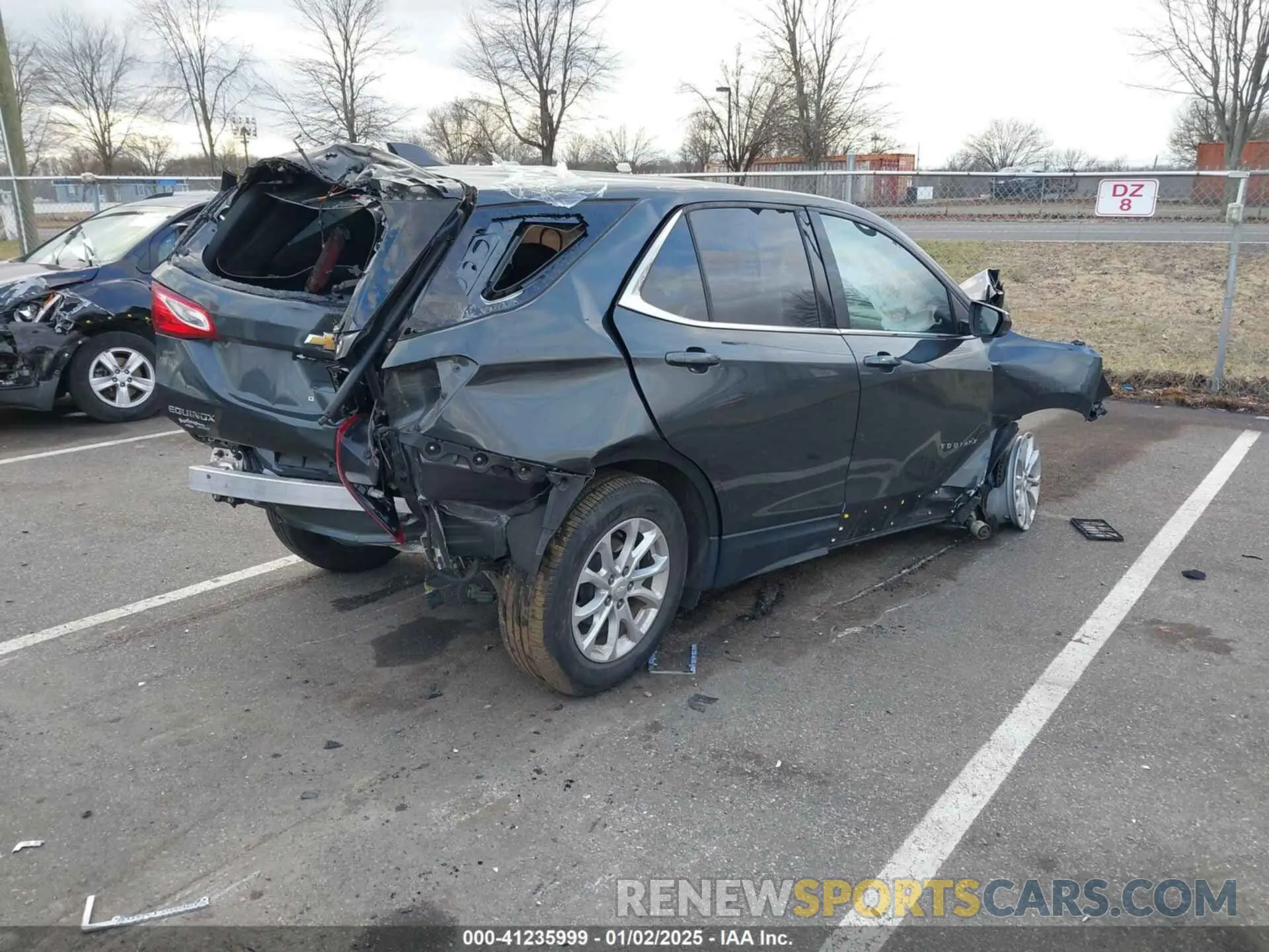 4 fotografías del automóvil dañado 3GNAXKEV8LS511976 CHEVROLET EQUINOX 2020