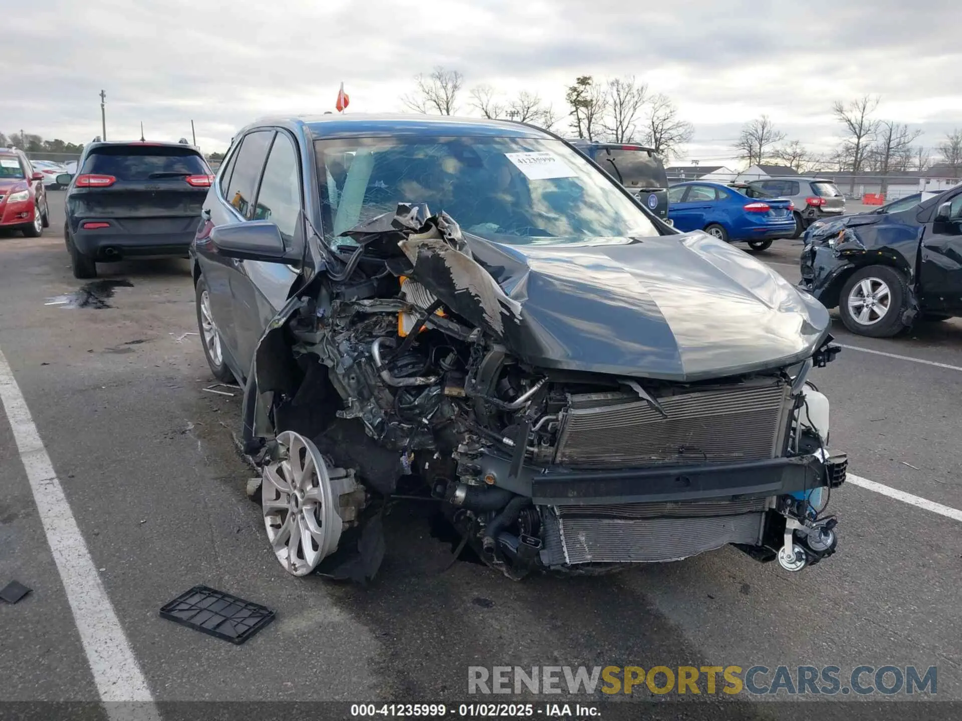 6 fotografías del automóvil dañado 3GNAXKEV8LS511976 CHEVROLET EQUINOX 2020