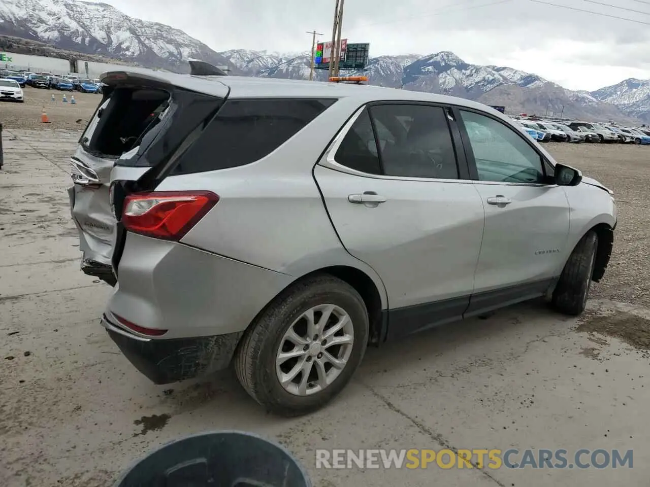 3 fotografías del automóvil dañado 3GNAXKEV8LS524405 CHEVROLET EQUINOX 2020