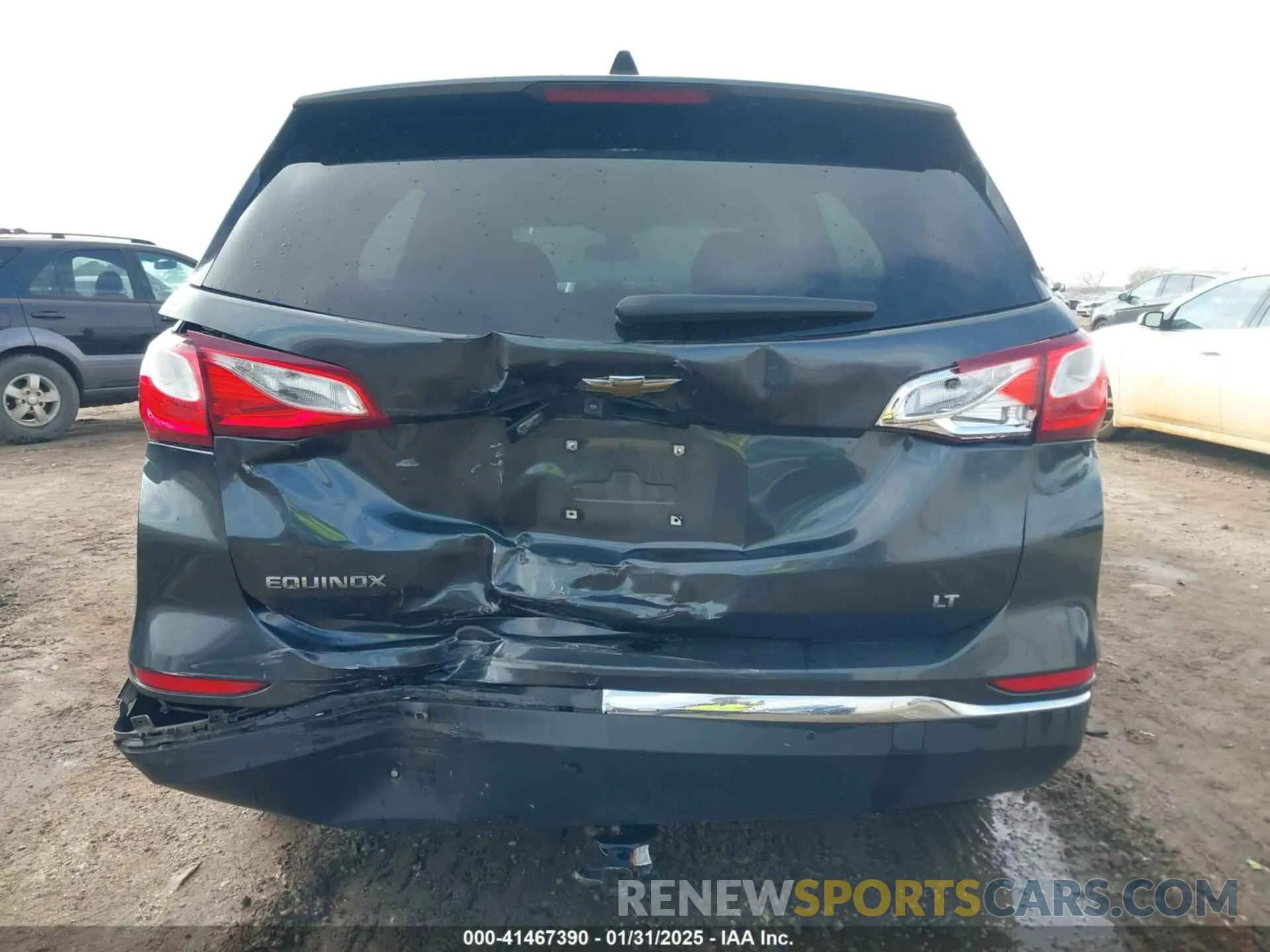 6 fotografías del automóvil dañado 3GNAXKEV8LS535971 CHEVROLET EQUINOX 2020