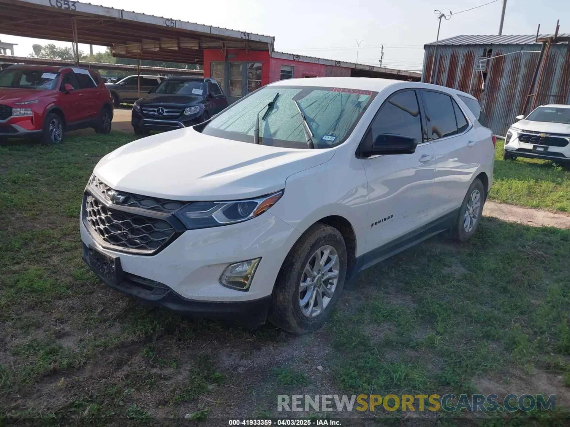 2 fotografías del automóvil dañado 3GNAXKEV8LS587990 CHEVROLET EQUINOX 2020