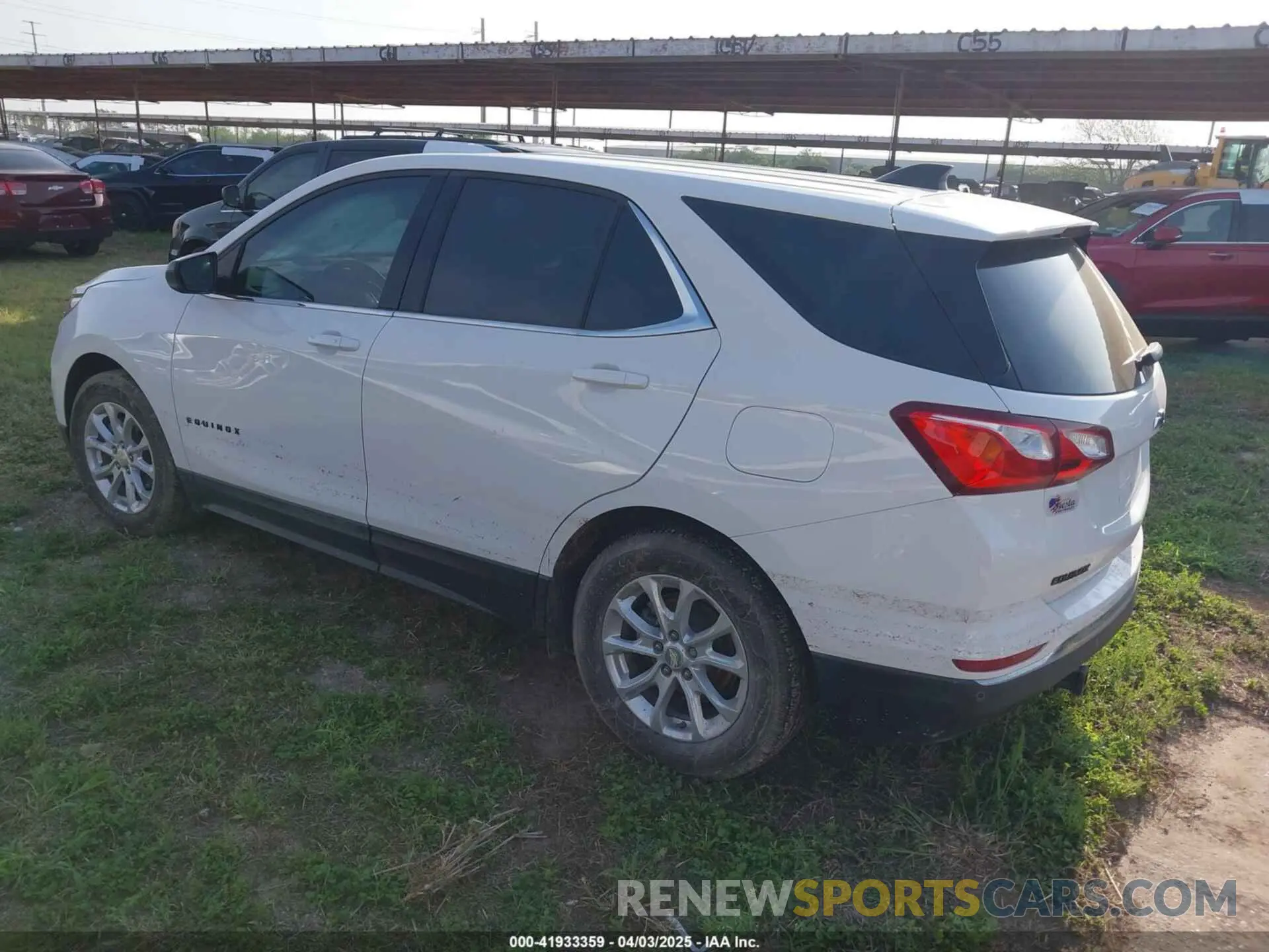 3 fotografías del automóvil dañado 3GNAXKEV8LS587990 CHEVROLET EQUINOX 2020