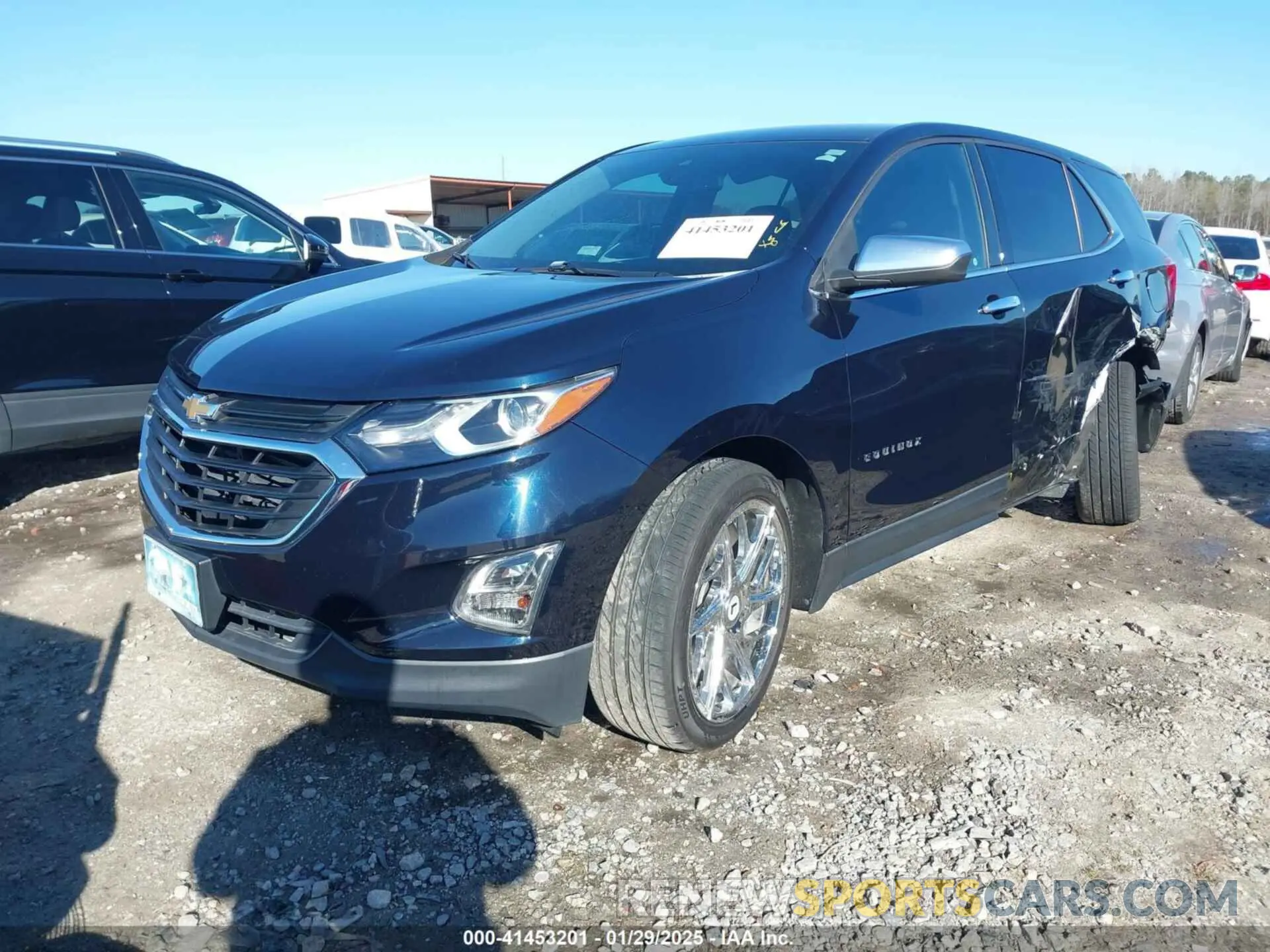 2 fotografías del automóvil dañado 3GNAXKEV8LS679097 CHEVROLET EQUINOX 2020
