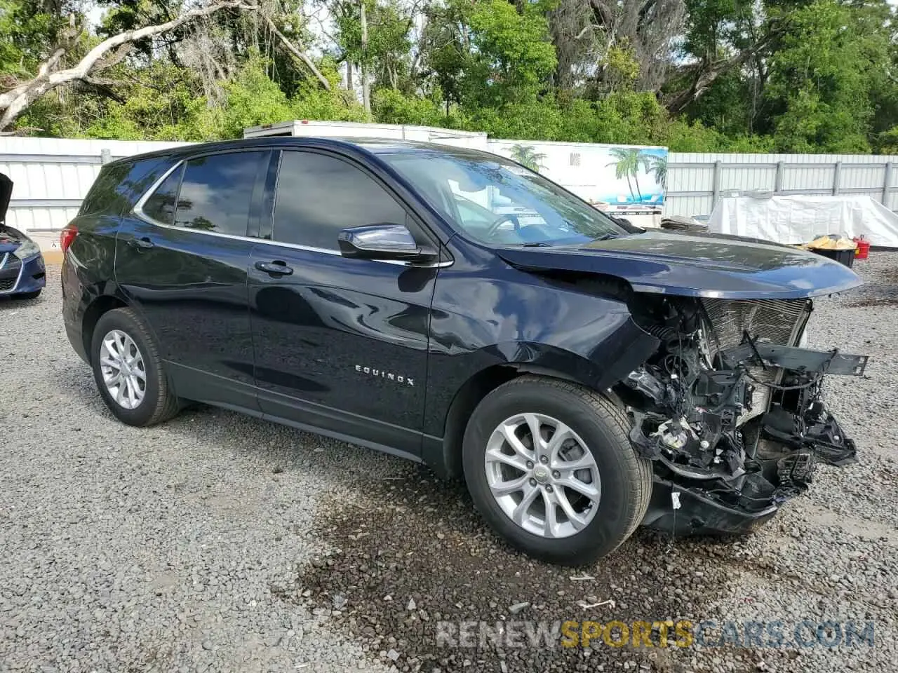 4 fotografías del automóvil dañado 3GNAXKEV9LS509282 CHEVROLET EQUINOX 2020