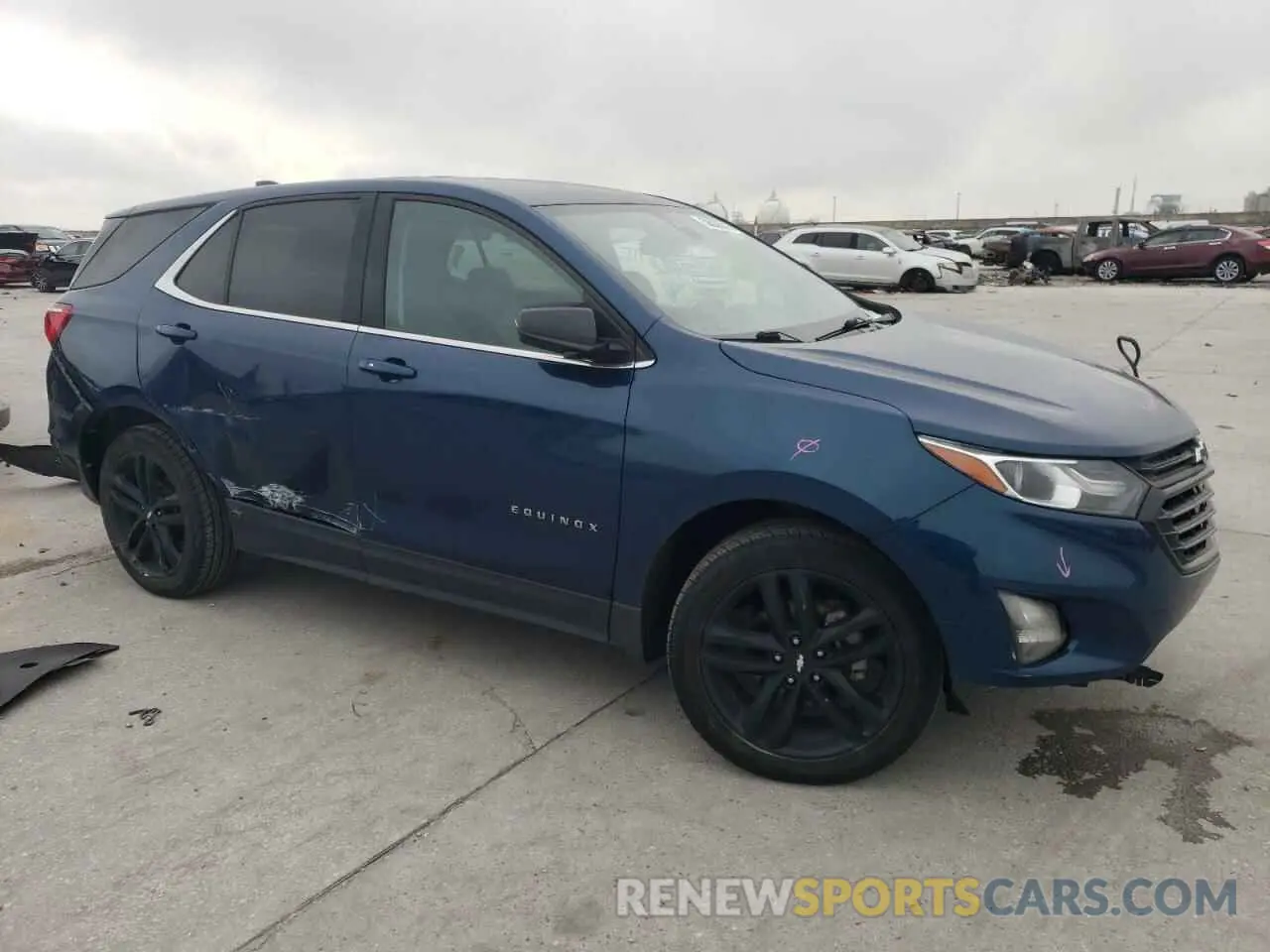 4 fotografías del automóvil dañado 3GNAXKEVXLL338813 CHEVROLET EQUINOX 2020