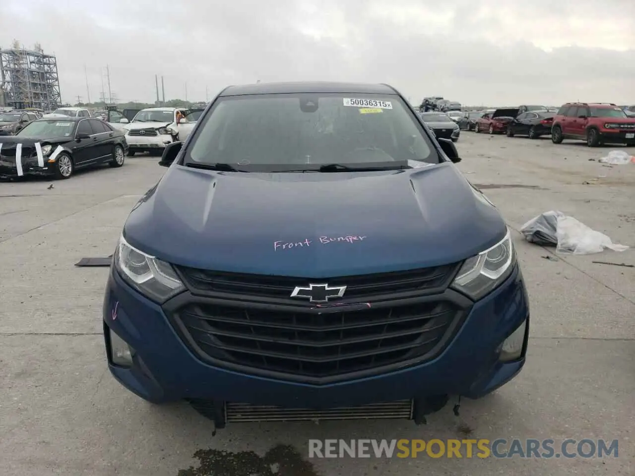 5 fotografías del automóvil dañado 3GNAXKEVXLL338813 CHEVROLET EQUINOX 2020