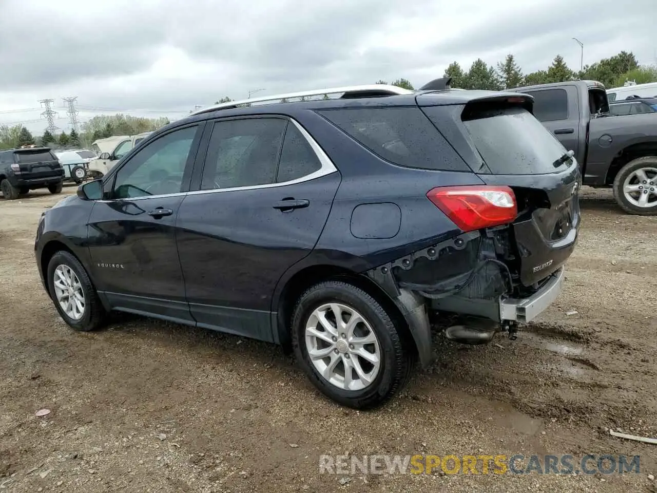 2 fotografías del automóvil dañado 3GNAXKEVXLS506861 CHEVROLET EQUINOX 2020