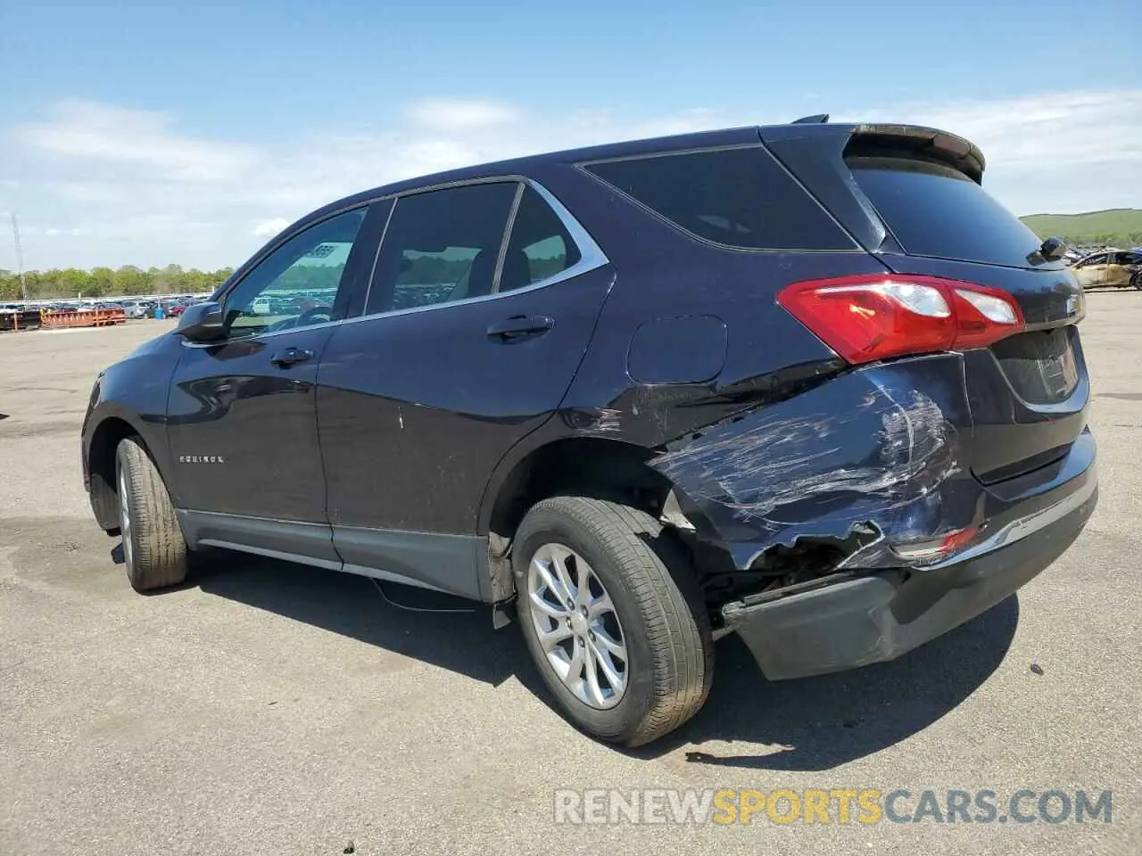 2 fotografías del automóvil dañado 3GNAXKEVXLS529850 CHEVROLET EQUINOX 2020