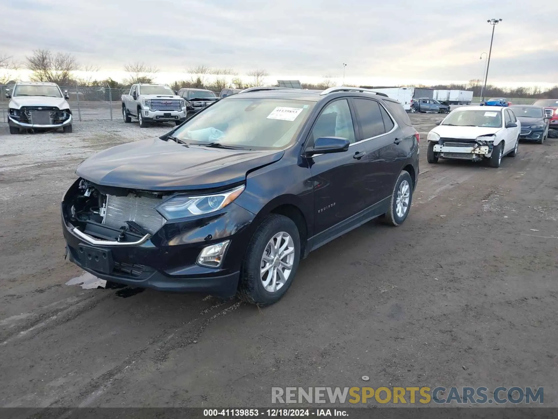 2 fotografías del automóvil dañado 3GNAXKEVXLS580068 CHEVROLET EQUINOX 2020