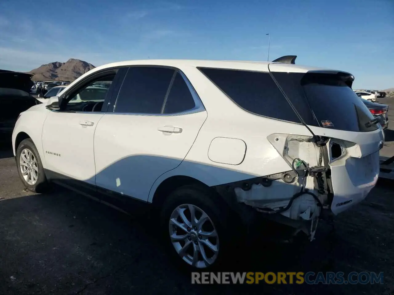 2 fotografías del automóvil dañado 3GNAXKEVXLS585450 CHEVROLET EQUINOX 2020