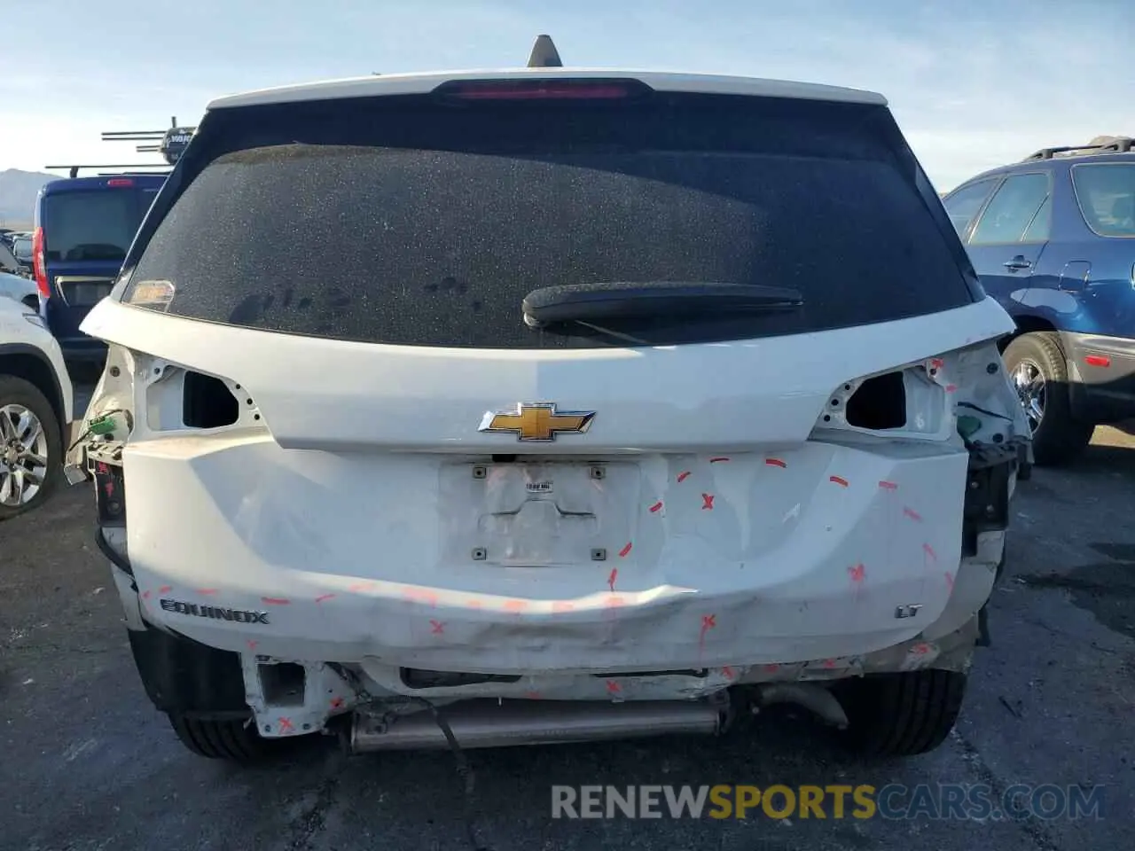 6 fotografías del automóvil dañado 3GNAXKEVXLS585450 CHEVROLET EQUINOX 2020
