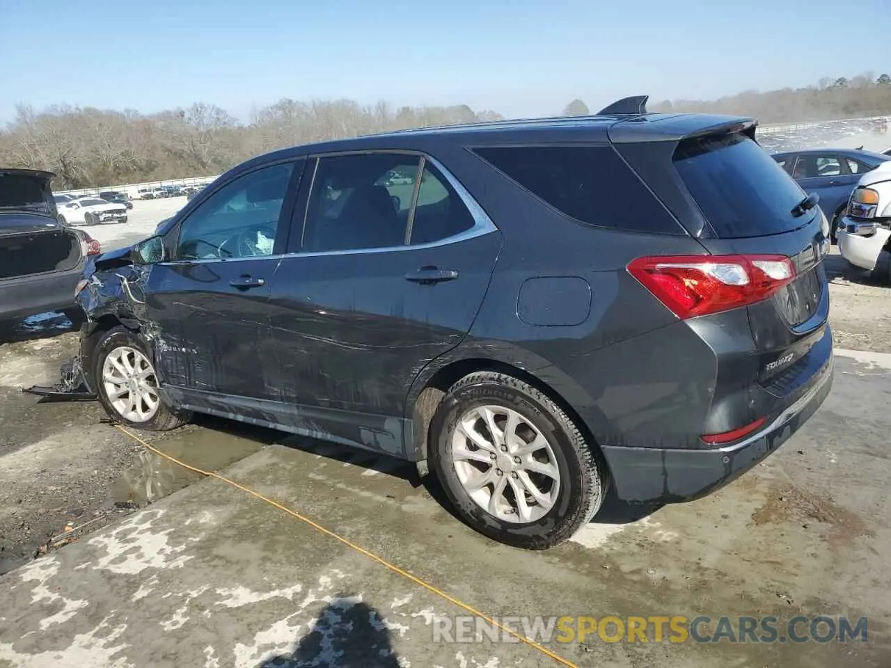 2 fotografías del automóvil dañado 3GNAXKEVXLS586159 CHEVROLET EQUINOX 2020