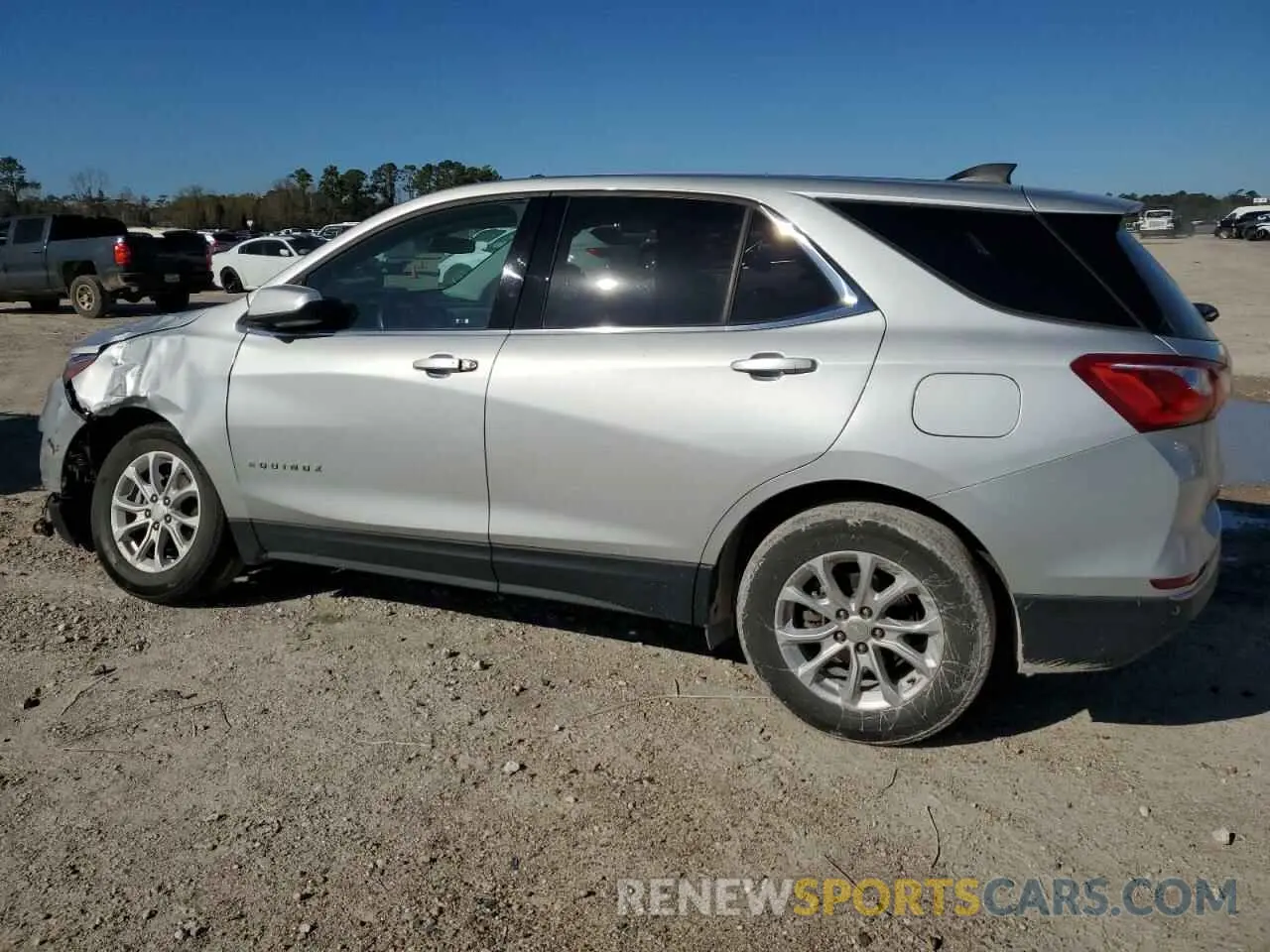 2 fotografías del automóvil dañado 3GNAXKEVXLS729451 CHEVROLET EQUINOX 2020