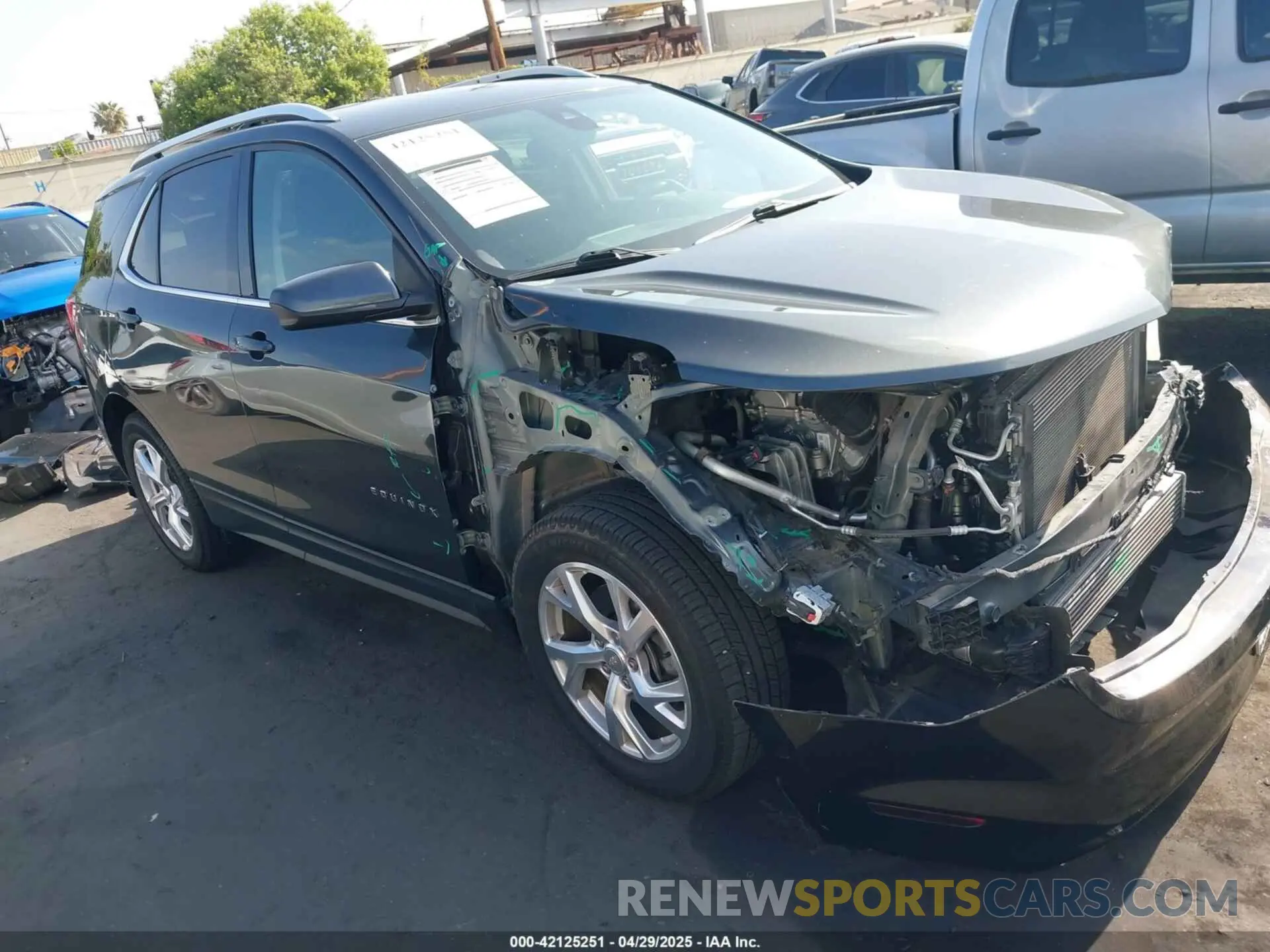 1 fotografías del automóvil dañado 3GNAXLEX0LS591183 CHEVROLET EQUINOX 2020