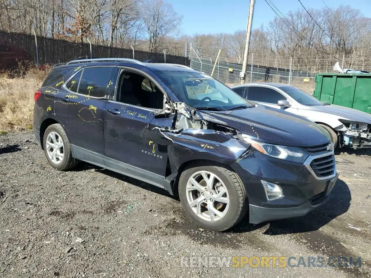 4 fotografías del automóvil dañado 3GNAXLEX1LS563070 CHEVROLET EQUINOX 2020
