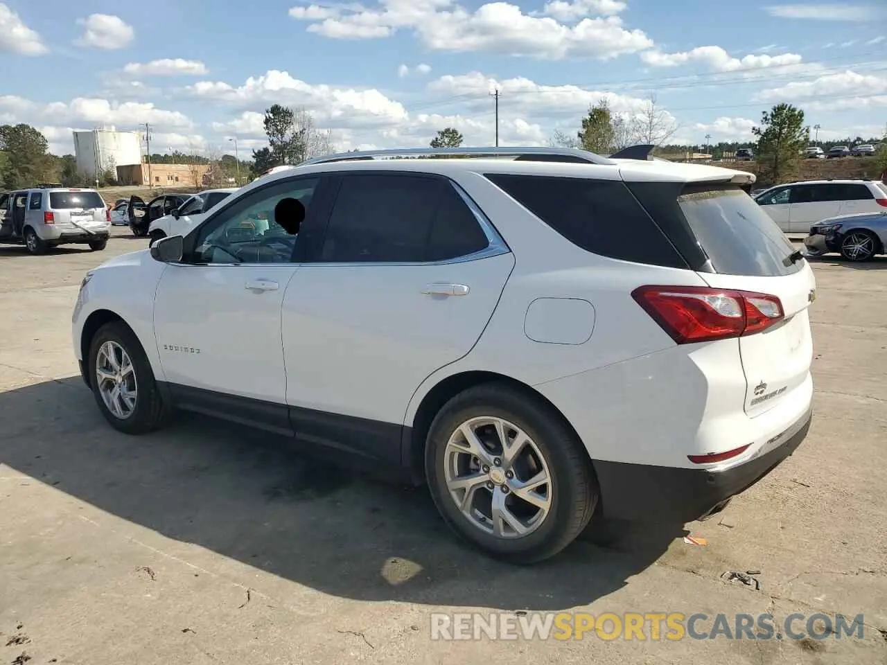 2 fotografías del automóvil dañado 3GNAXLEX3LS733221 CHEVROLET EQUINOX 2020