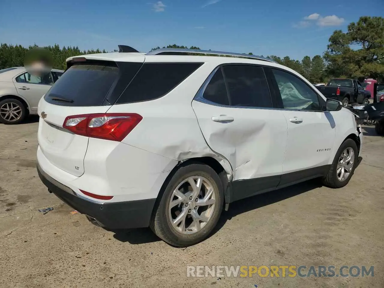 3 fotografías del automóvil dañado 3GNAXLEX3LS733221 CHEVROLET EQUINOX 2020