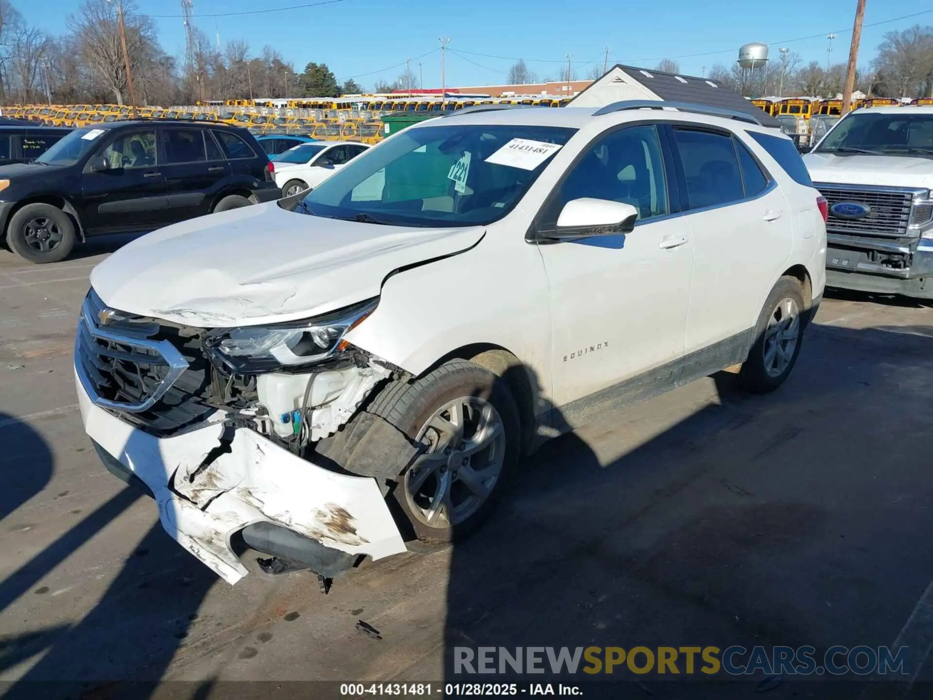 2 fotografías del automóvil dañado 3GNAXLEX8LS610434 CHEVROLET EQUINOX 2020