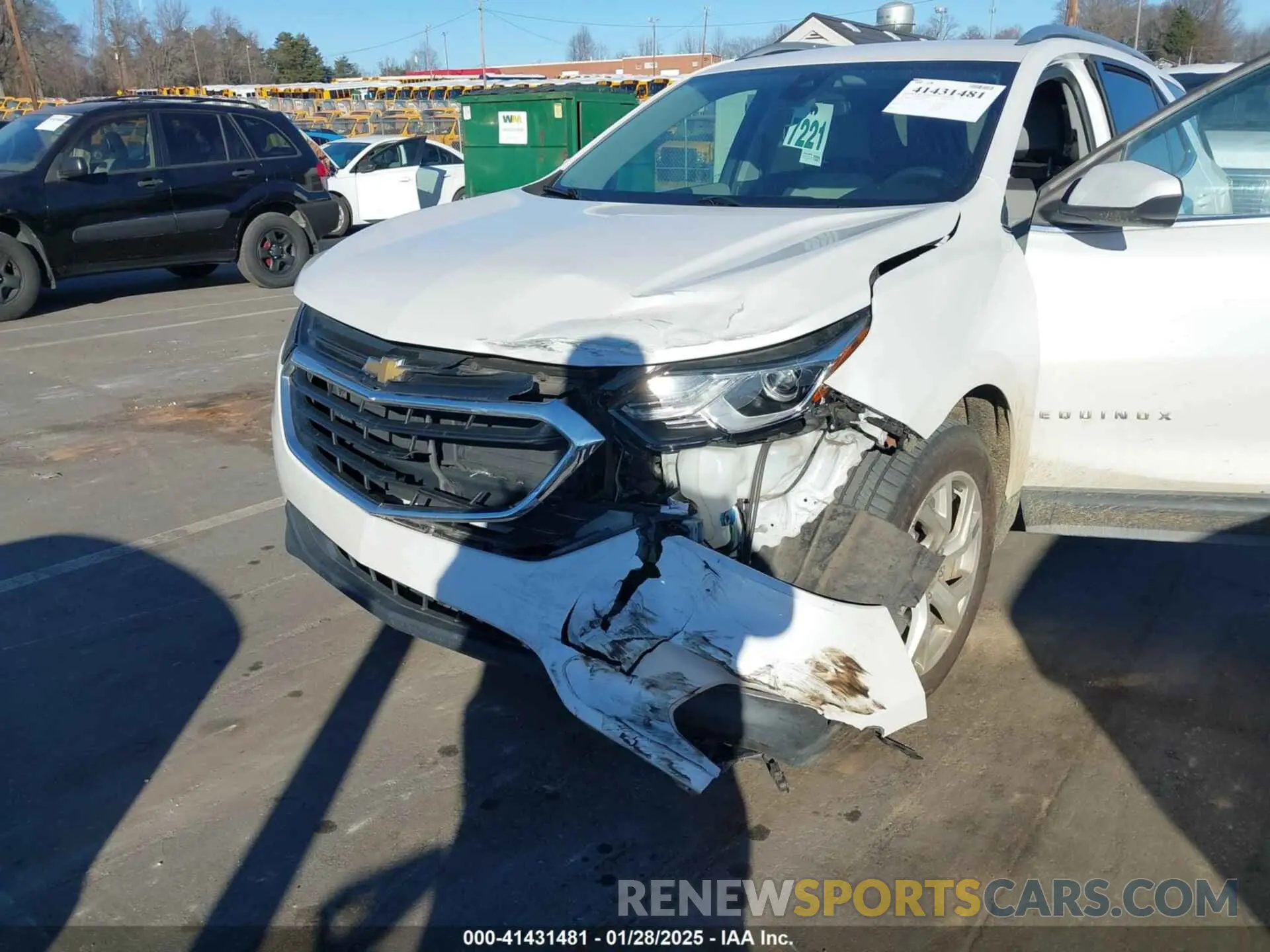 6 fotografías del automóvil dañado 3GNAXLEX8LS610434 CHEVROLET EQUINOX 2020