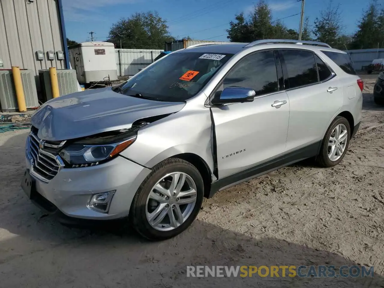 1 fotografías del automóvil dañado 3GNAXNEV0LS571090 CHEVROLET EQUINOX 2020