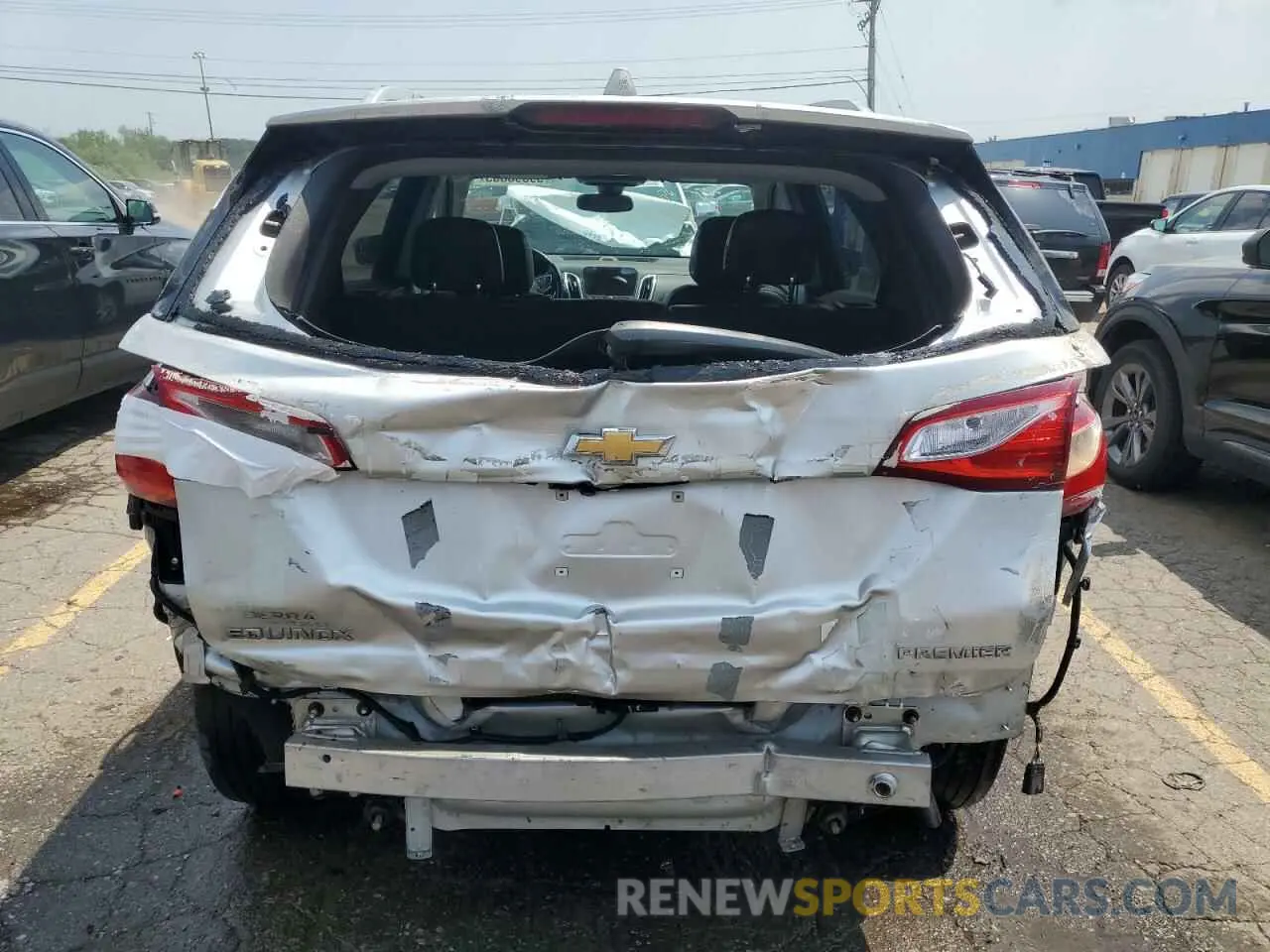 6 fotografías del automóvil dañado 3GNAXNEV2LS658604 CHEVROLET EQUINOX 2020