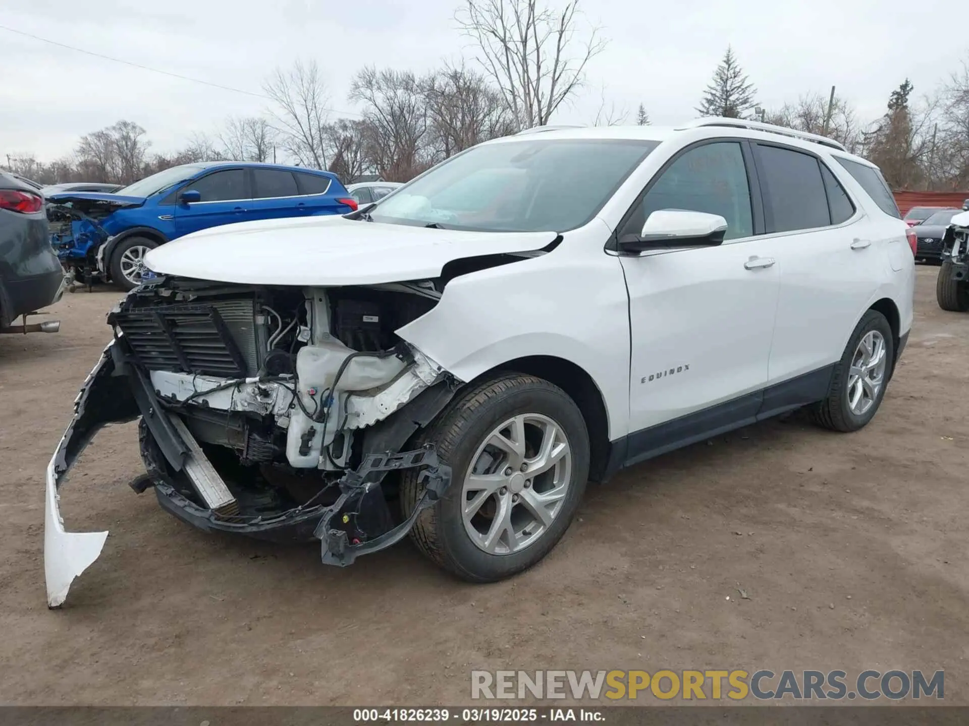 2 fotografías del automóvil dañado 3GNAXNEV9LS512961 CHEVROLET EQUINOX 2020
