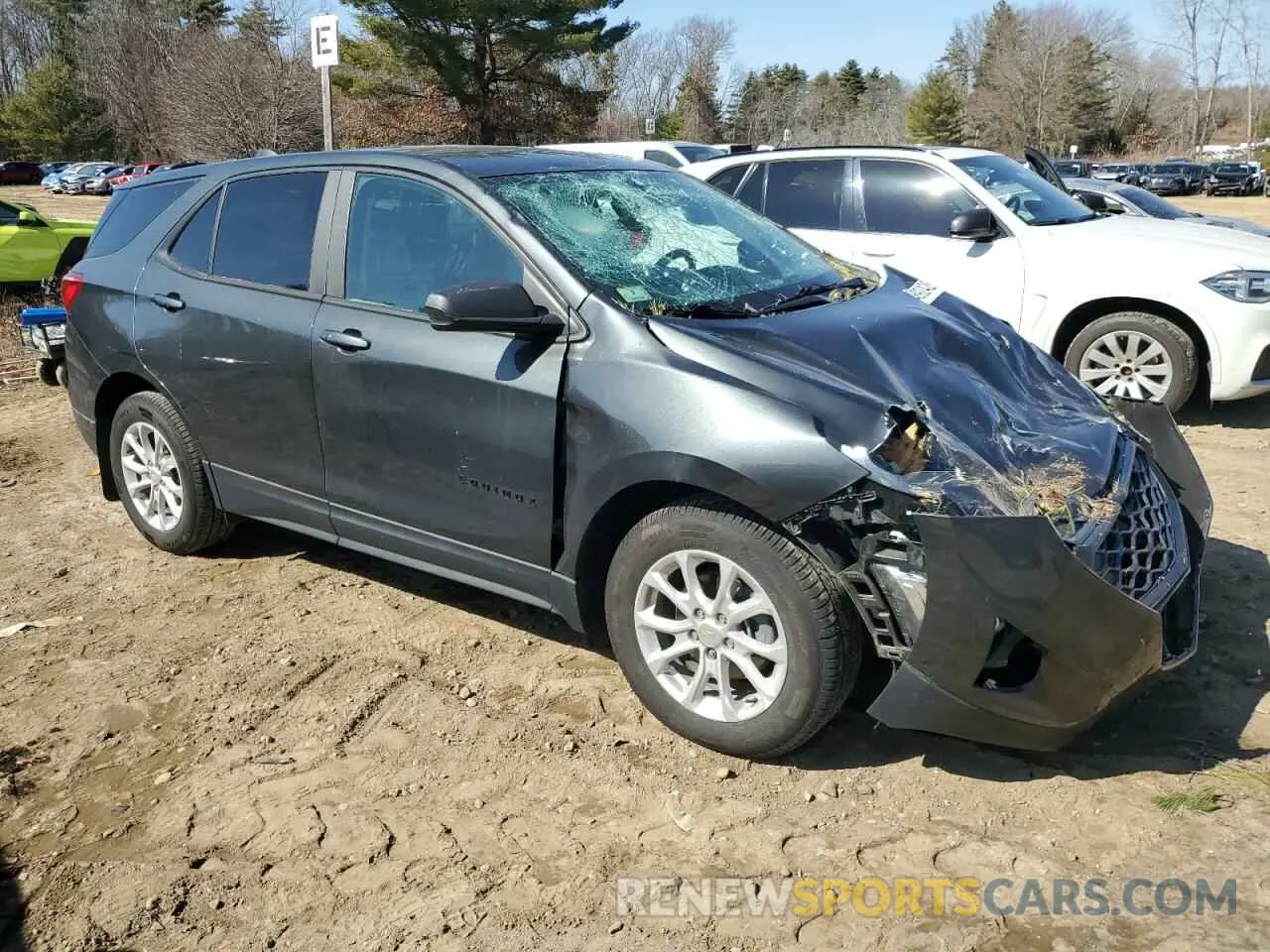 4 fotografías del automóvil dañado 3GNAXSEV0LS558905 CHEVROLET EQUINOX 2020