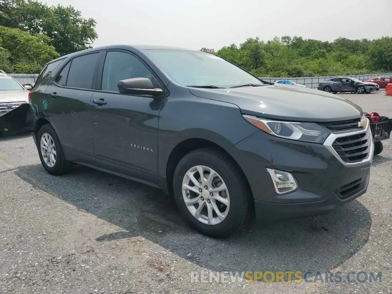 4 fotografías del automóvil dañado 3GNAXSEV1LS601602 CHEVROLET EQUINOX 2020