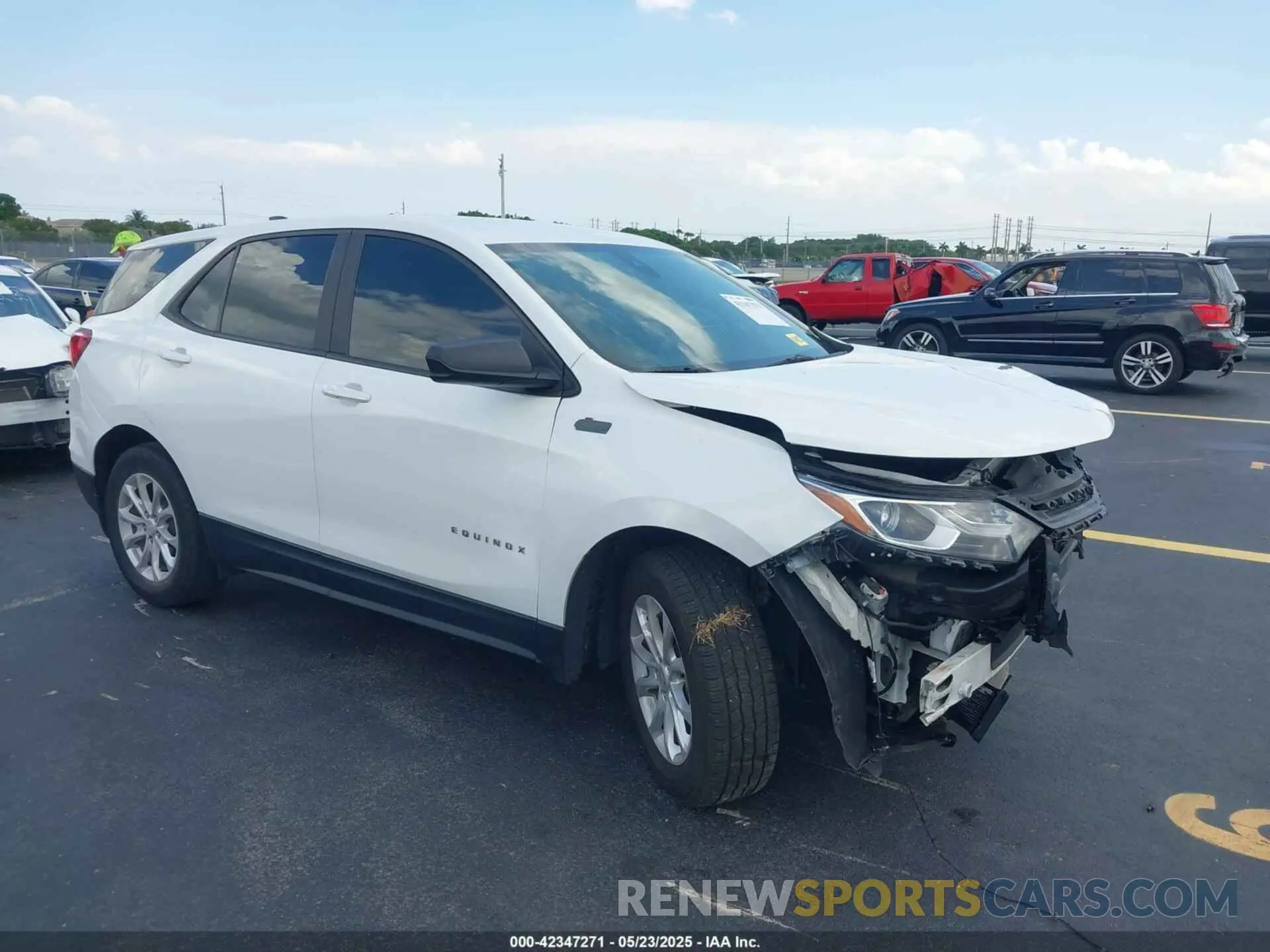 1 fotografías del automóvil dañado 3GNAXSEV2LS712840 CHEVROLET EQUINOX 2020