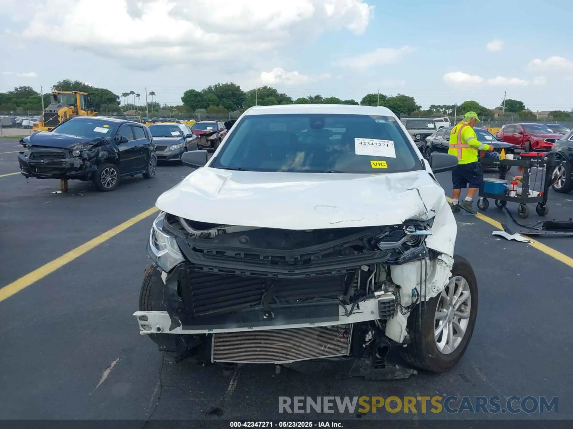 13 fotografías del automóvil dañado 3GNAXSEV2LS712840 CHEVROLET EQUINOX 2020
