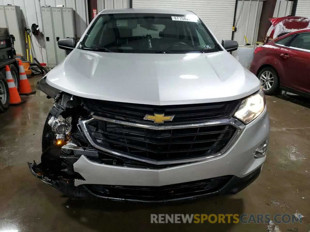 5 fotografías del automóvil dañado 3GNAXSEV3LS548773 CHEVROLET EQUINOX 2020