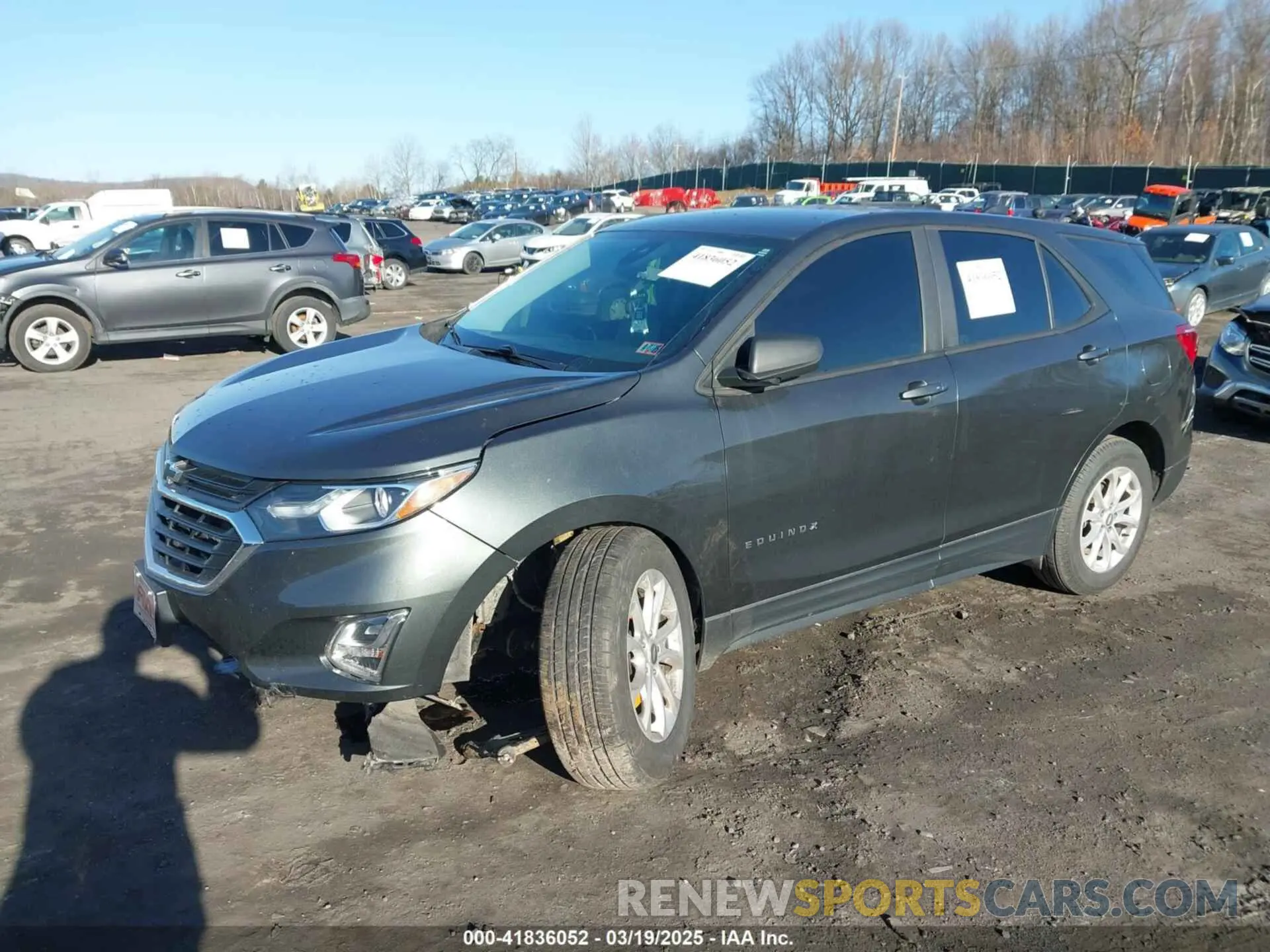 2 fotografías del automóvil dañado 3GNAXSEV4LS504720 CHEVROLET EQUINOX 2020