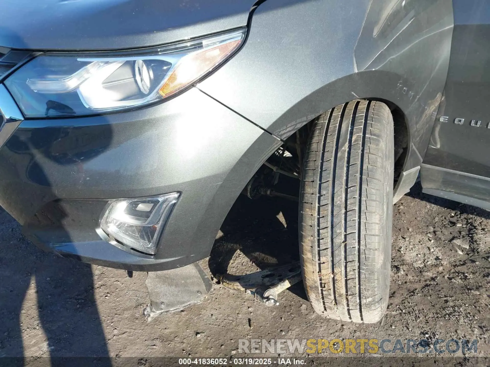 6 fotografías del automóvil dañado 3GNAXSEV4LS504720 CHEVROLET EQUINOX 2020