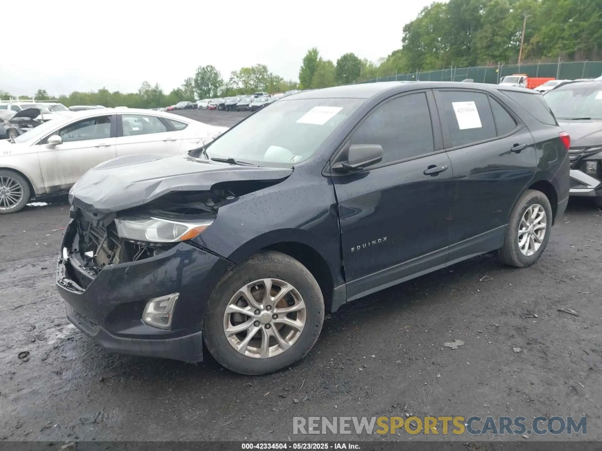 2 fotografías del automóvil dañado 3GNAXSEV8LS603458 CHEVROLET EQUINOX 2020